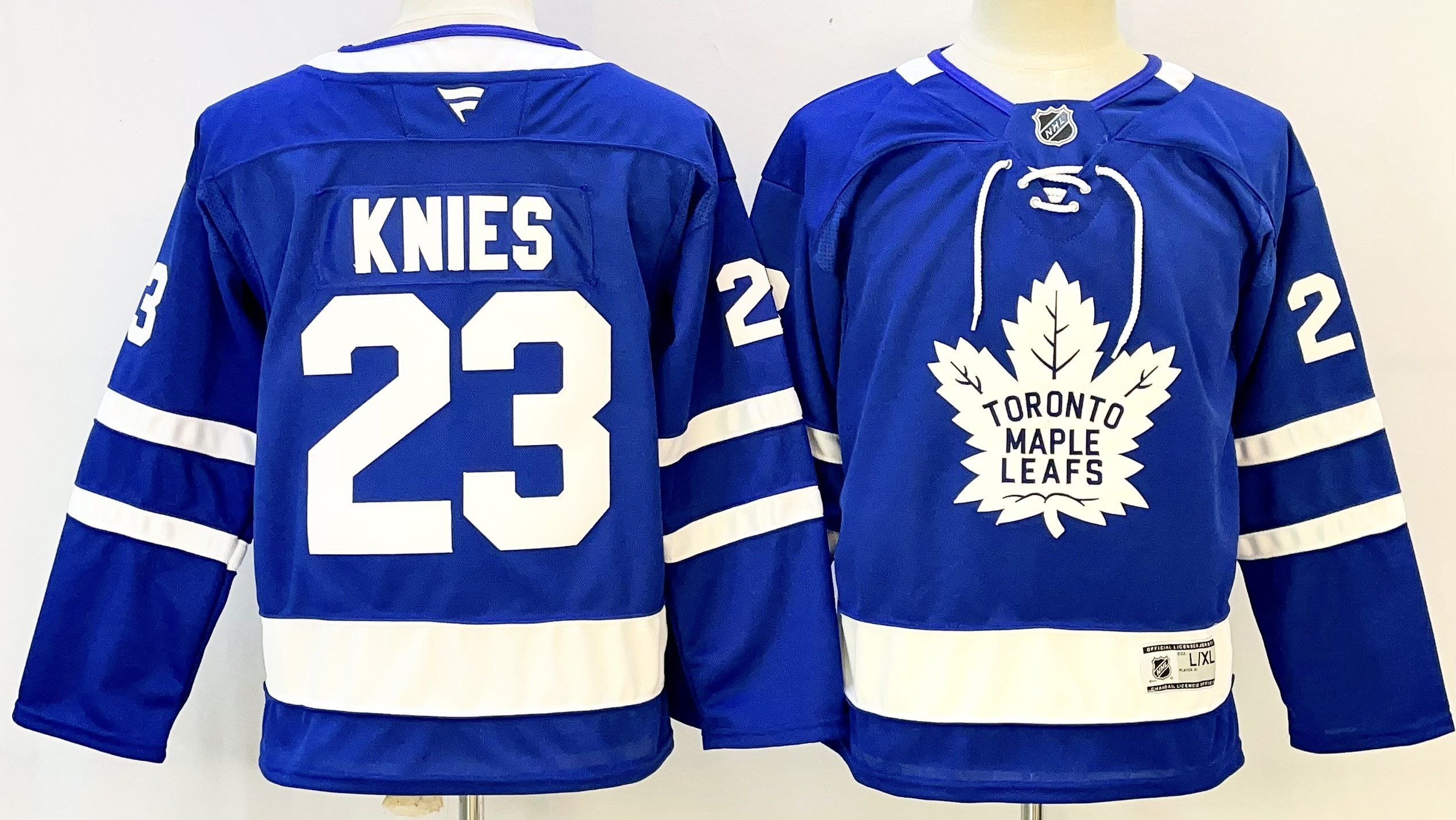 Youth Toronto Maple Leafs #23 Knies Blue 2026 Adidias NHL Jersey style 001